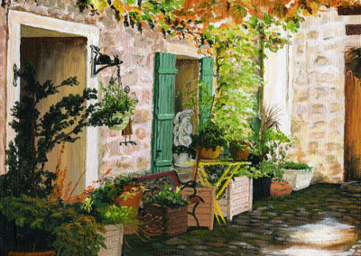 A French Courtyard